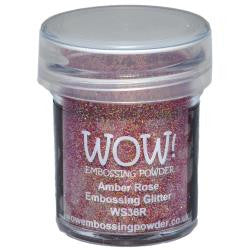 WOW Embossing Powders - Amber Rose Embossing Glitter
