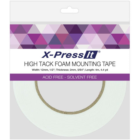 X-Press It High Tack Foam Mounting Tape - 1/2 inch