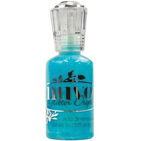 Nuvo Glitter Drops - Blue Lagoon