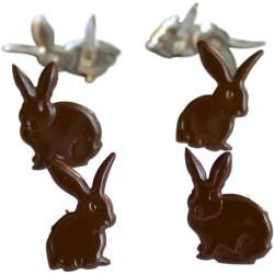 EyeLet OutLet - Chocolate Bunny Brads