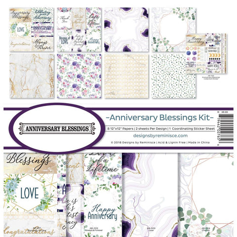 Reminisce Collection Pack - [Collection] -  Anniversary Blessings Kit