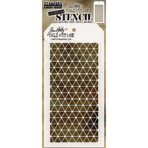 Tim Holtz Layering Stencil - Diamonds