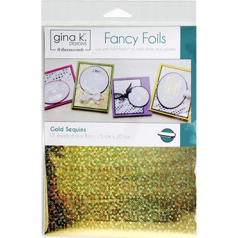 Therm o web [Gina K] Fancy Foils - Gold Sequins