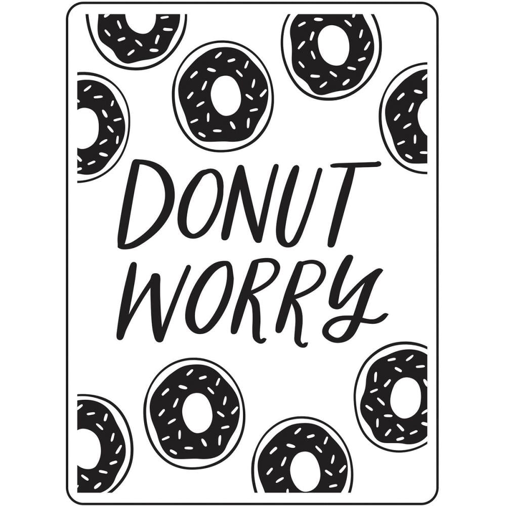 Darice Embossing Folder - Donut Worry