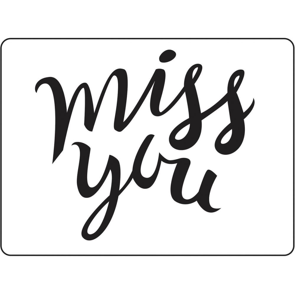 Darice Embossing Folder - Miss You