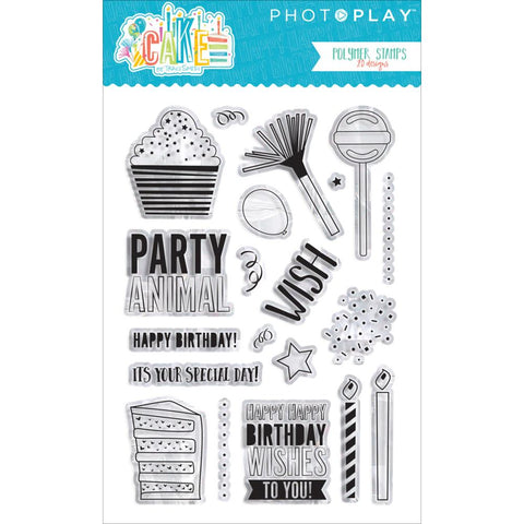 Photo Play Polymer Clear Stamps - [Collection] - CAKE