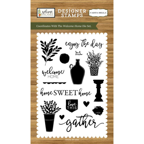 Carta Bella Clear Stamps - Welcome Home