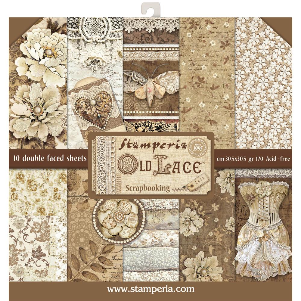 Stamperia 12x12 Paper [Collection] - Old Lace