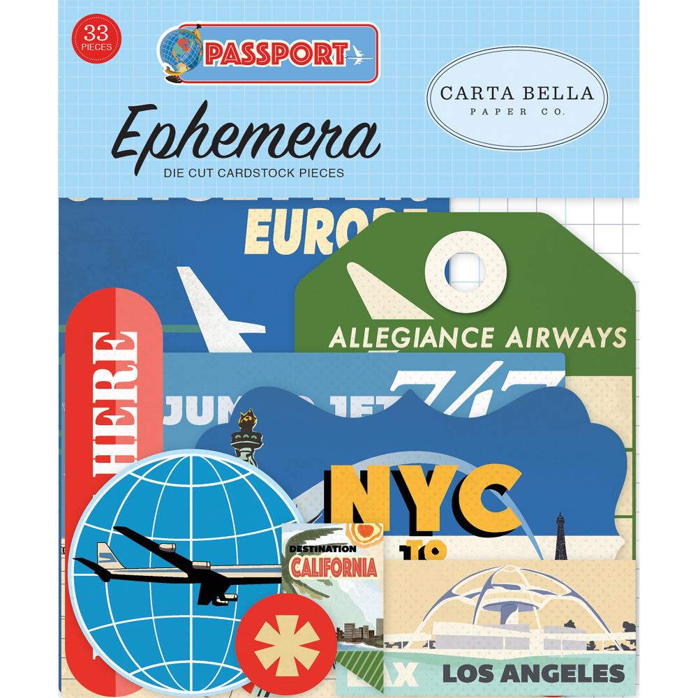 Carta Bella Ephemera  [Collection] - Passport