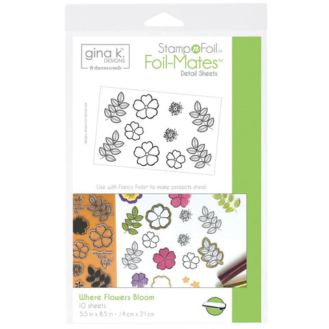 Therm-o-web Gina K Designs Foil Mates - Where Flowers Bloom