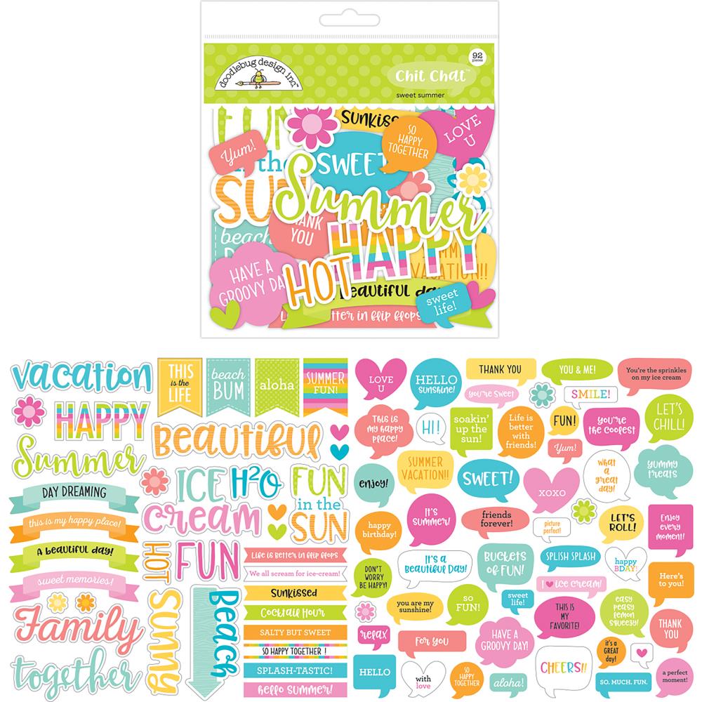 Doodlebug Design Die Cuts [Collections] - Chit Chat Sweet Summer
