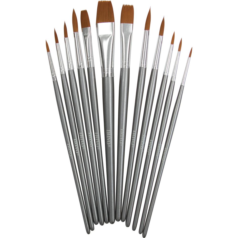 Nuvo Nylon Brushes - Set of 12