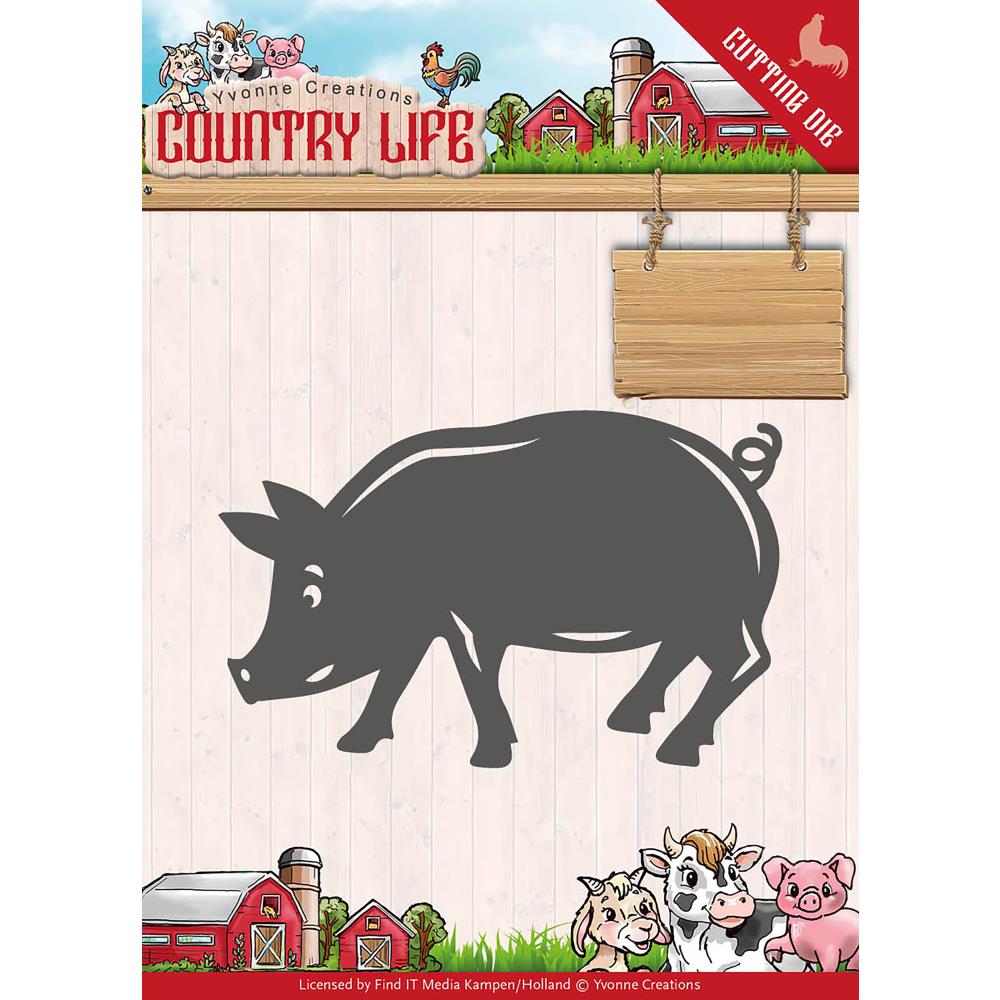 Find It Cutting Die [Yvonne Creations] - Country Life Pig