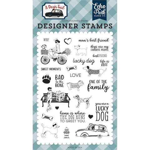 Echo Park Clear Stamps [Collection] - A Dog's Tail