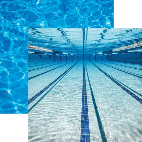 Reminisce 12x12 Paper [Collection] - Swim Team - Under Water