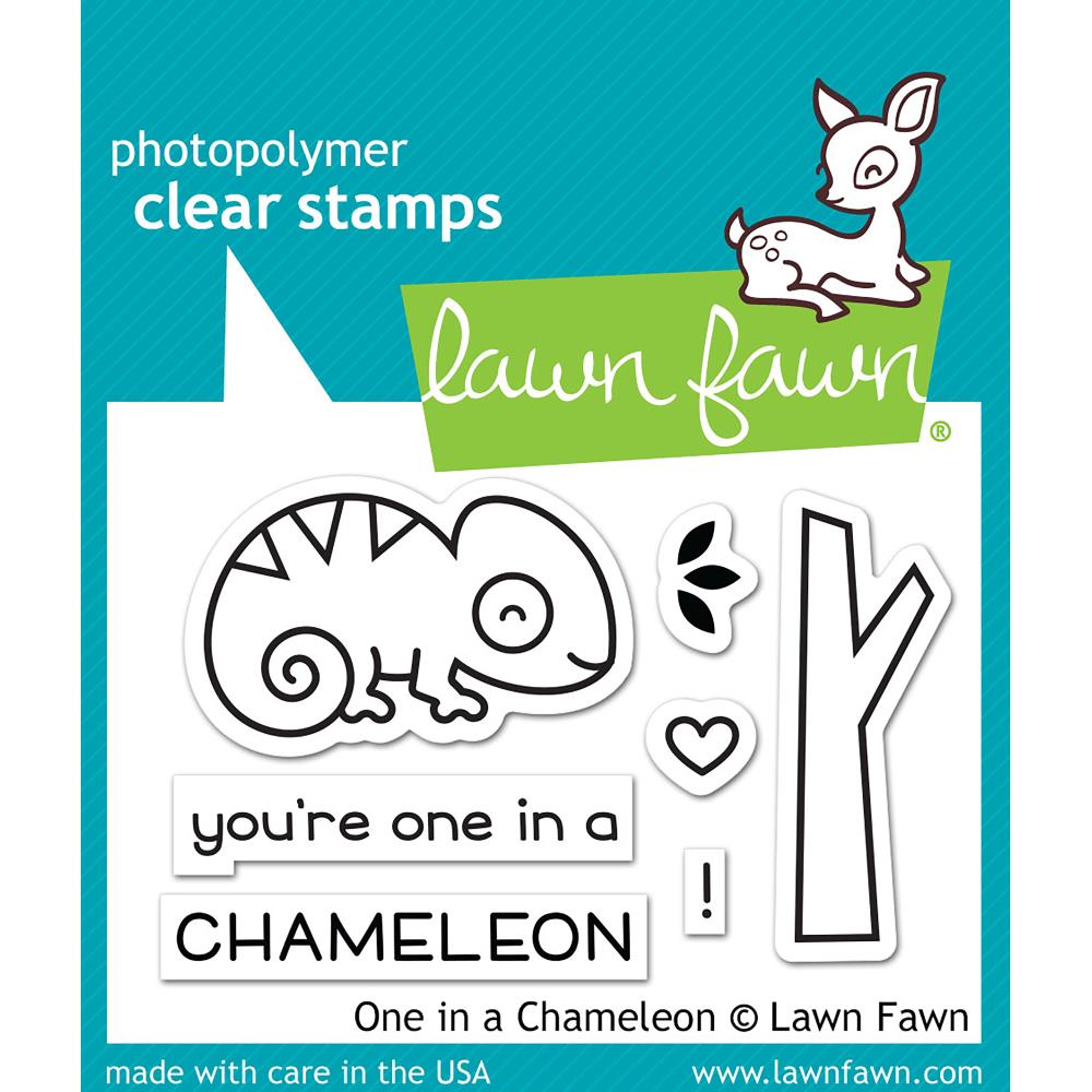 Lawn Fawn [Stamp & Die - PART] - (Clear, Photopolymer) - One In A Chameleon