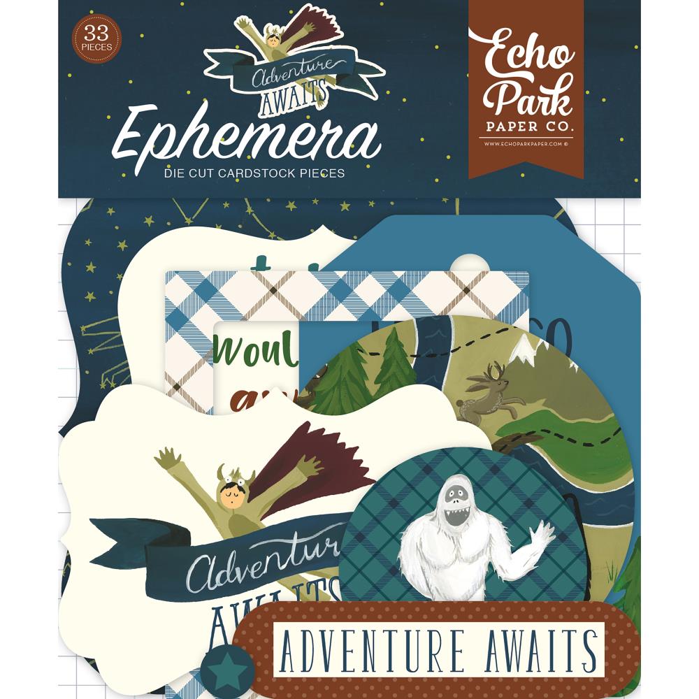 Echo Park Ephemera  [Collection] - Adventure Awaits