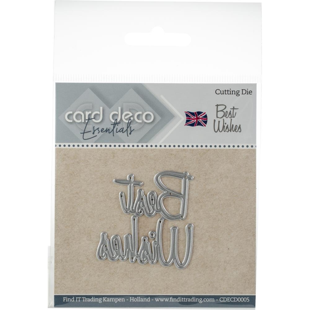 Find It Card Deco Essentials Dies - Best Wishes