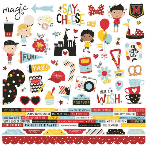 Simple Stories 12x12 Cardstock Stickers [Collection] - Say Cheese 4