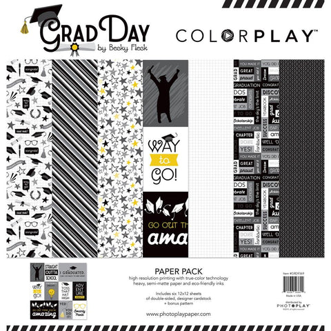 Photo Play 12x12 Paper  [Collection] - Colorplay Grad Day