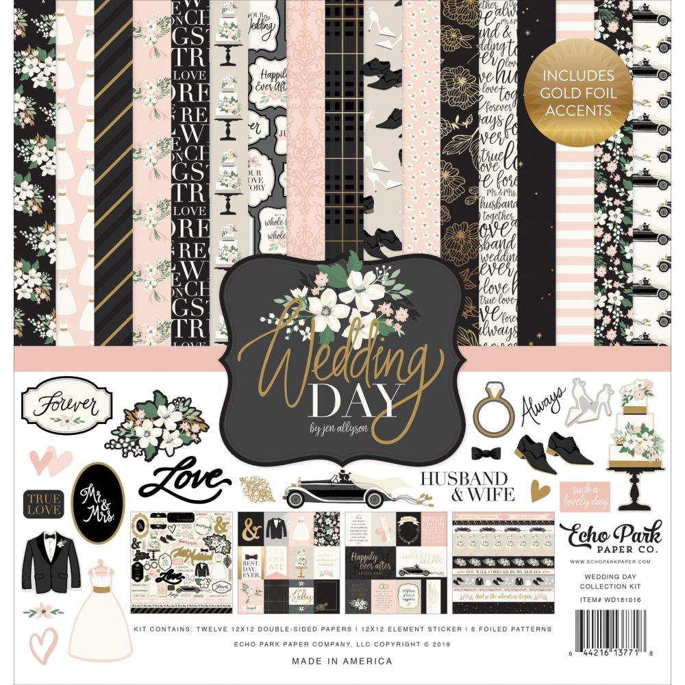 Echo Park 12x12 Paper  [Collection] - Wedding Day