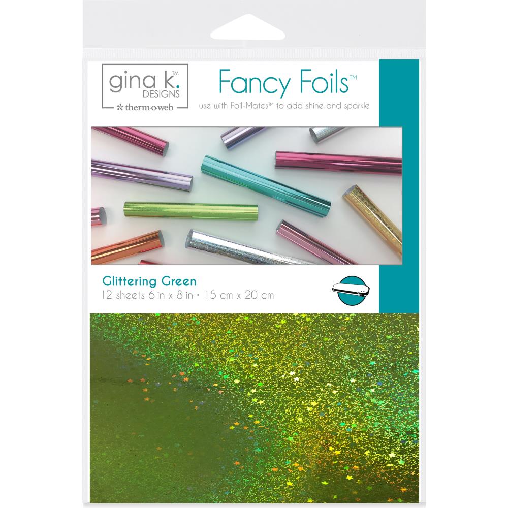 Copy of Therm o web [Gina K] Fancy foils - Glitterng Green