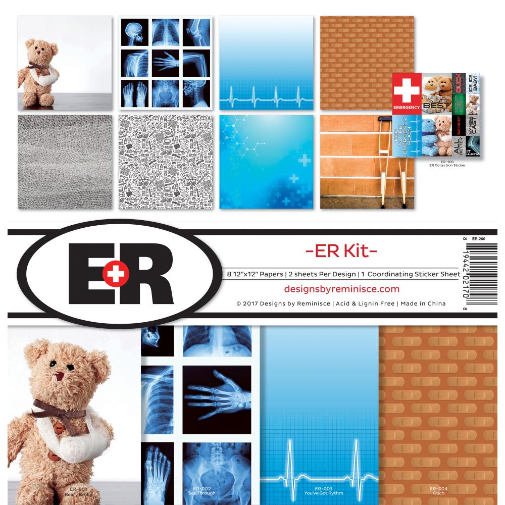 Reminisce 12x12 Collection Pack - [Collection] - Emergency Room Kit