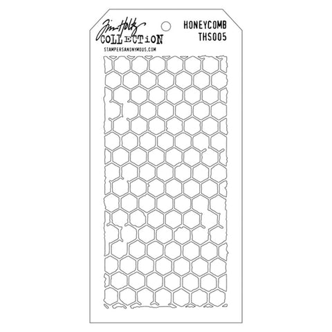 Tim Holtz Layering Stencil - Honeycomb