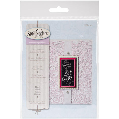 Spellbinders Embossing Folder - Floral