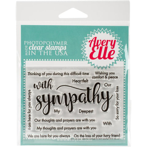 Avery Elle Stamps - With Sympathy