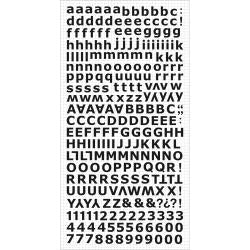 Kaisercraft Alphabet Sticker Letter - Ebony