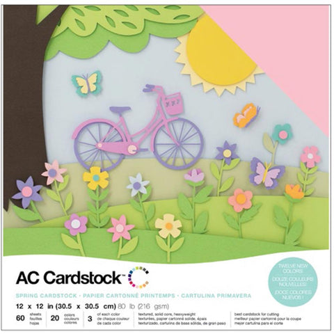 AC Cardstock 12x12 - Spring