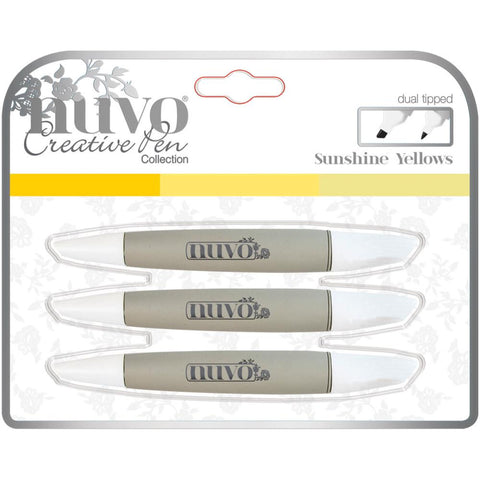 Nuvo Alcohol Markers - Sunshine Yellows - Set of 3