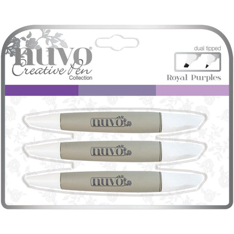 Nuvo Alcohol Markers - Royal Purples - Set of 3