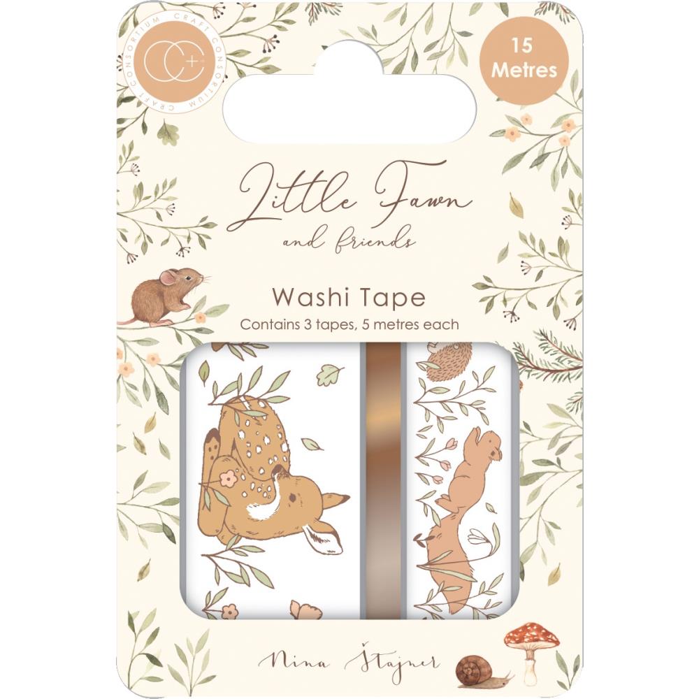 Craft Consortium Washi Tape - Little Fawn