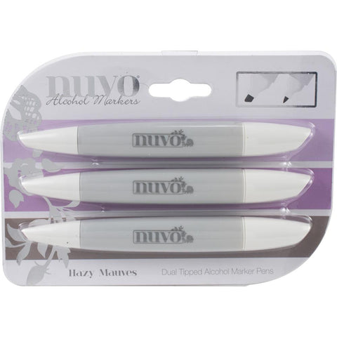 Nuvo Alcohol Markers - Hazy Mauves - Set of 3