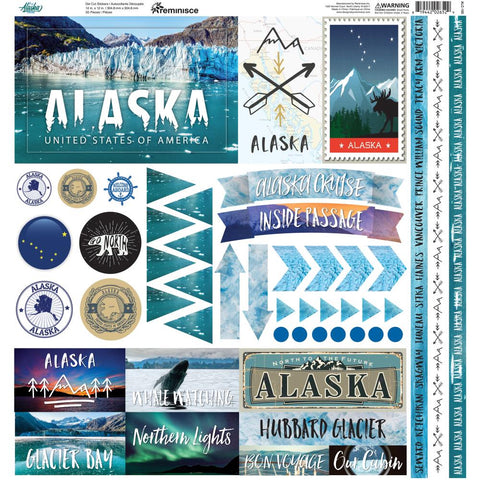 Reminisce 12x12 Cardstock Stickers [Collection] - Alaska Cruise