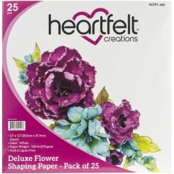 Heartfelt Creations 12x12 Paper Pad - Deluxe Flower Shaping Paper