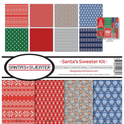 Reminisce 12x12 Collection Pack - [Collection] - Santa's Sweater Kit