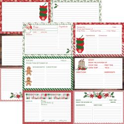 Colorplay Photo Play 12x12  [Collection] - Holiday Recipe Cards - Horizontal