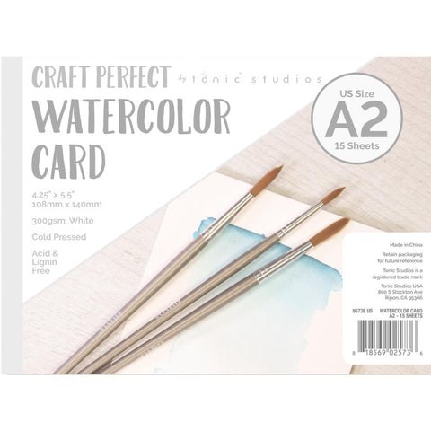 Tonic Studios Craft Perfect Watercolor Card - A2