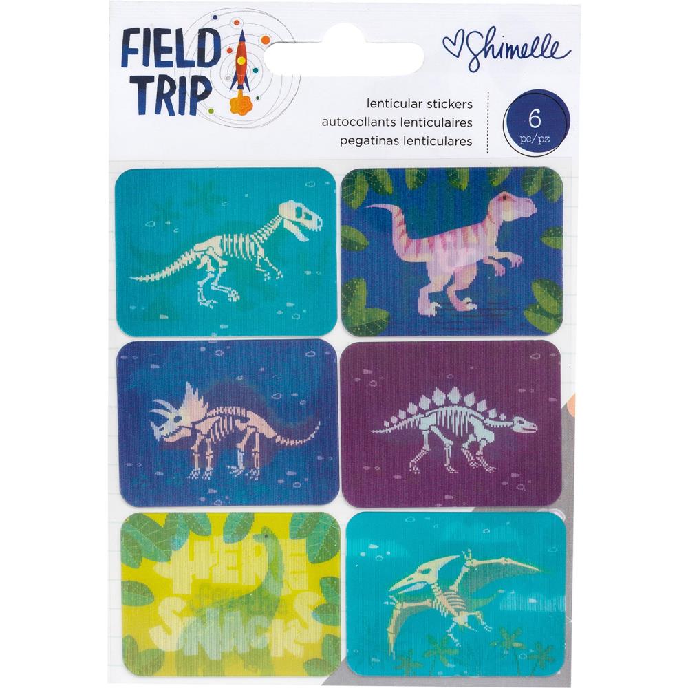 American Crafts Shimelle  Lenticular Stickers - Field Trip