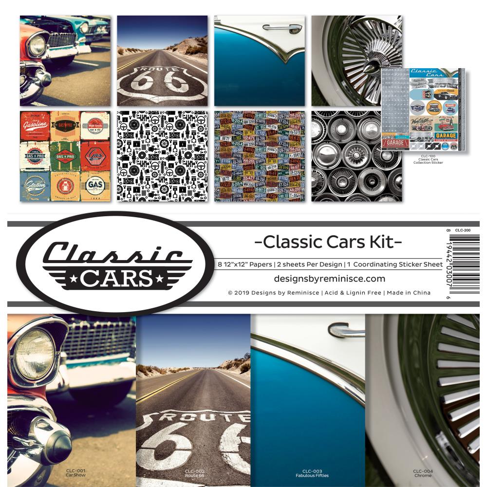 Reminisce 12x12 Collection Pack - [Collection] - Classic Cars