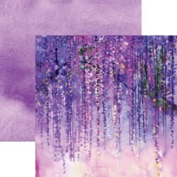 Reminisce 12x12 Paper [Collection] - What Dreams May Come - Watercolor Wisteria