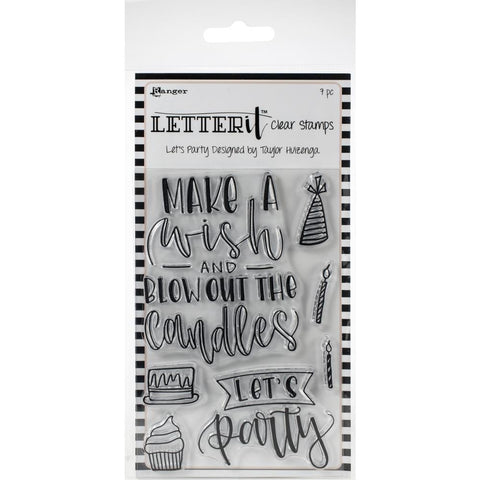 Ranger Letter it Clear Stamps - Let's Party