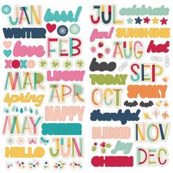 Simple Stories Foam Stickers [Collections] - Best Year Ever