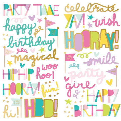 Simple Stories Foam Stickers [Collections] - Magical Birthday