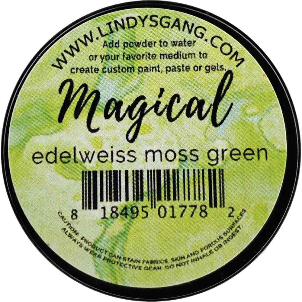 Lindy's Stamp Gang Magical Powder - Edelweiss Moss Green