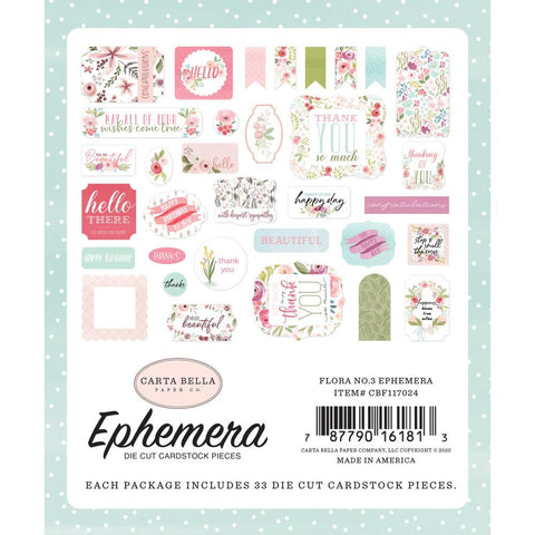 Carta Bella Ephemera   [Collection] - Flora #3