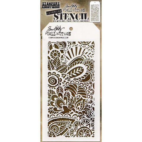 Tim Holtz Layering Stencil - Doodle Art 1